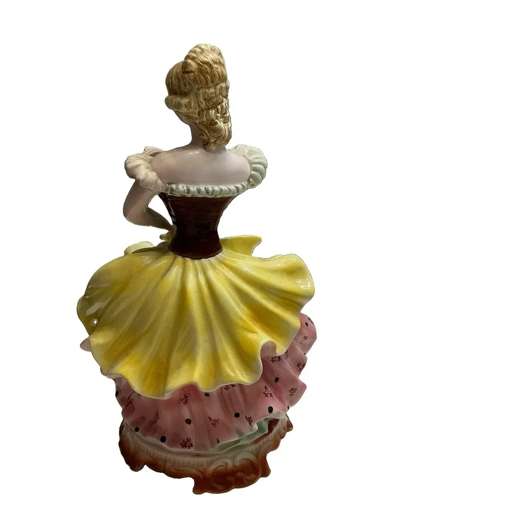 Vintage Italian Porcelain Figurines Pair Made in Italy Capodimonte Style Set 2 - Picture 10 of 13